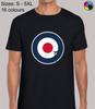 Raf Distressed Cool Military Navy Regular Fit T-Shirt Top TShirt Tee for Men