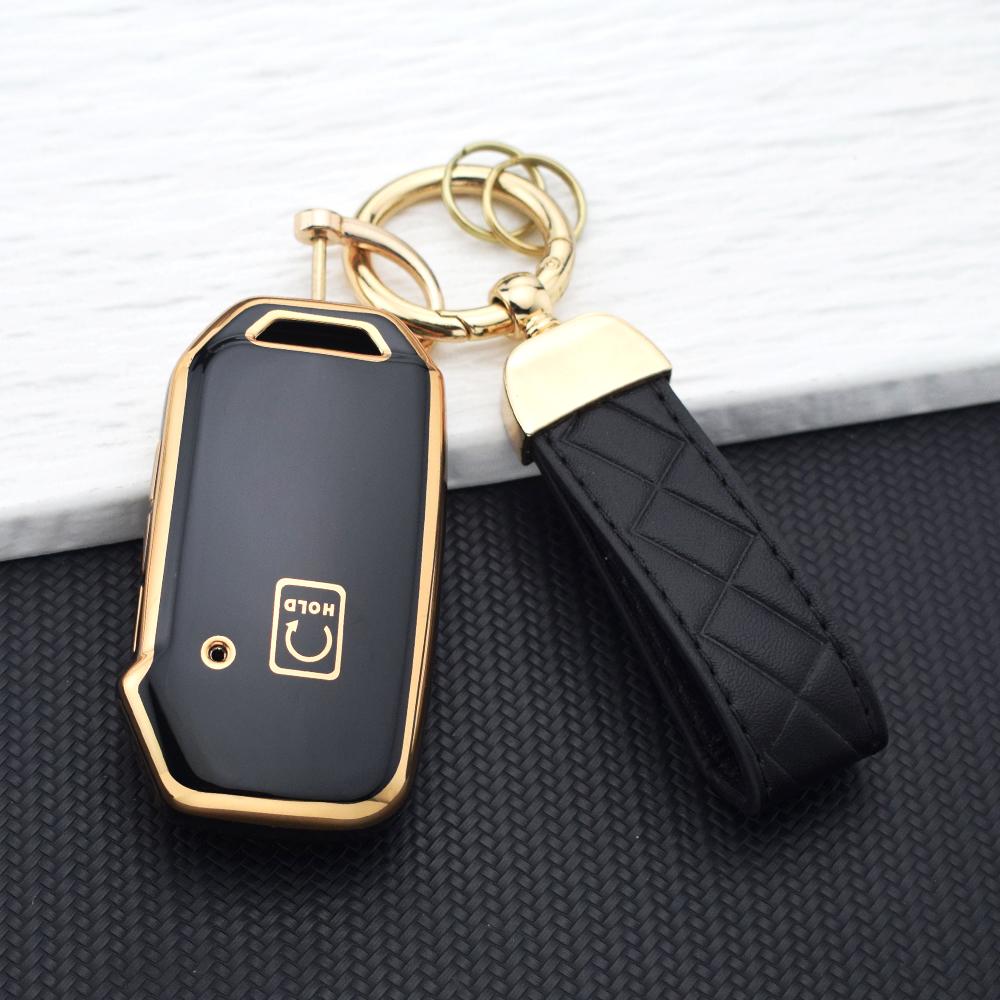 5 Buttons TPU Car Key Cove for Kia Seltos Sportage K5 Sorento Cerato KX5 Niro Forte K3 Optima Soul Tellurider Car Key Fob Bag