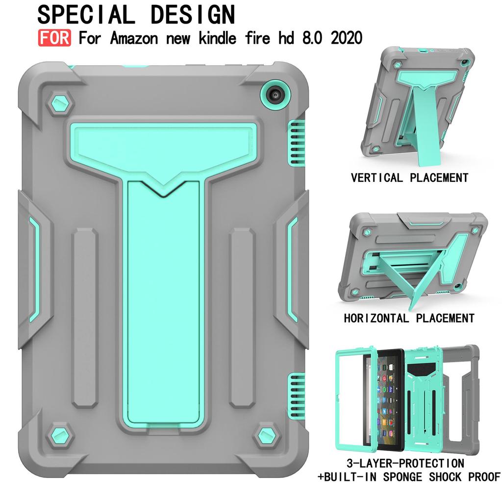 T-shaped Airbag Tablet Case for Fire HD 8