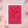 4Pcs Love Heart Transfer Paper for Clay Earring Water Soluble Transfer Paper A0KF