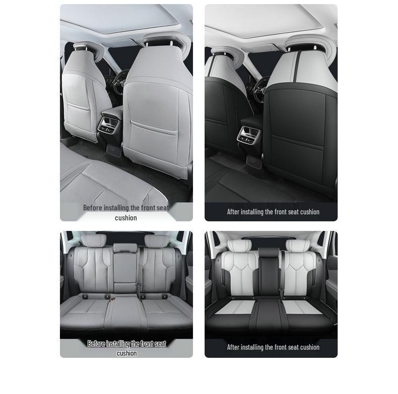 Buick E5 Car Seat Cover: Full Surround, Perforated Leather, All-Season Cushion.