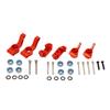 RC Car Front Steering Cup Front C Seat Rear Axle Seat Kit Fit for Traxxas Slash 2WD Aluminum Alloy RC Car Upgrade Parts
