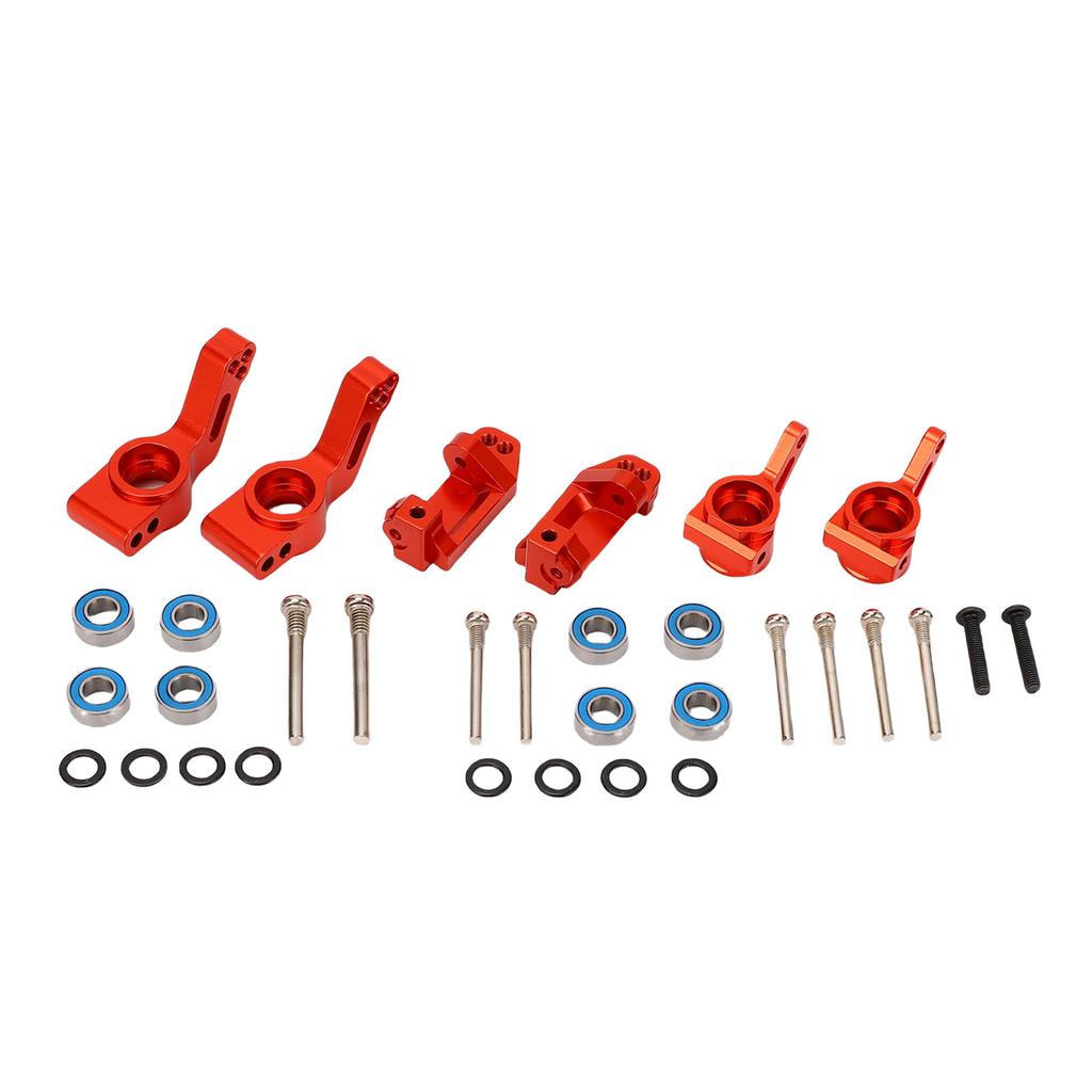 RC Car Front Steering Cup Front C Seat Rear Axle Seat Kit Fit for Traxxas Slash 2WD Aluminum Alloy R