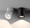 Adjustable LED Aluminum Spotlight, Surface-Mounted, Foldable, for Living Room Wall & Ceiling.
