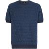 Fendi All Over Ff Motif Crewneck Jumper FZY443AO5JF0GCT