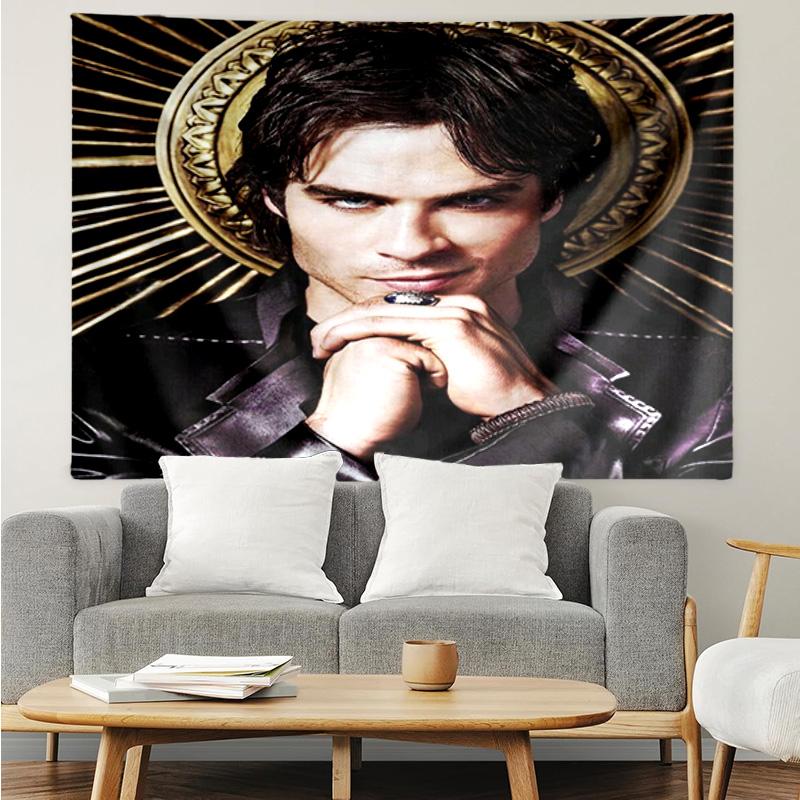 1PC Vampire Movies K-pop Music Group Tapestry Accessories for Bedroom,Livingroom, Dormitory Room Wall Decor Fan Birthday Gifts