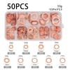 Copper Marine Sealing Washers - M5 Flat (50-400 pcs)