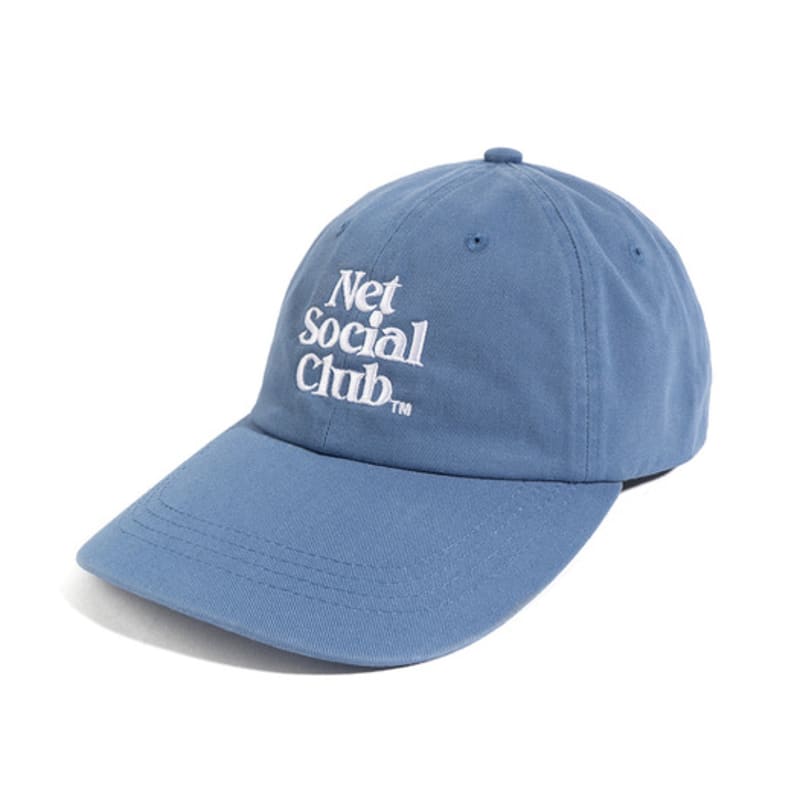 Net Social Club OG LOGO WASHED CAP (NAVY BLUE)