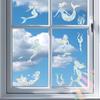 Underwater World Mermaid Seaweed Glass Doors and Windows Home Beautification Window Stickers