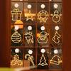 Suction Cup Snowflake Light Warm Light Christmas Decoration  Holiday Lighting