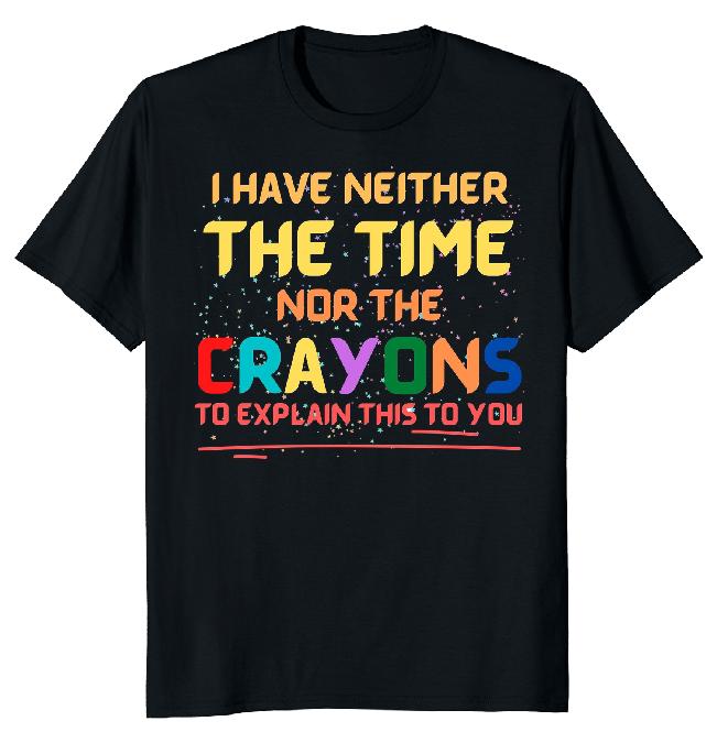 

Футболка унисекс с цветным карандашом I Have Nothing Time S