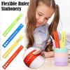 30CM Flexible Ruler Foldable PP Material Eco Friendly Safe for Students Math Drawing Crafts Measurement School Office Supplies