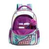 School Bags for Girls 16 Inch Mermaid Sequin Children's Backpack with Lunch Box Pencil Case Book Bag School Supplies Set Bags