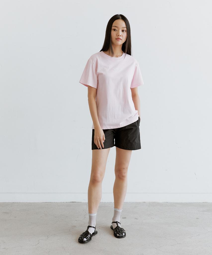 WEREVE Slogan Logo T-Shirt_Pink