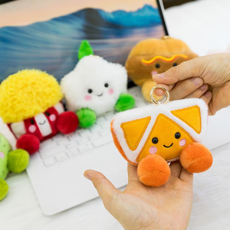 Fruit Scented Sandbag Pendant Doll Doll Cartoon Plush Doll Children's Birthday Gift Wholesale Keychain