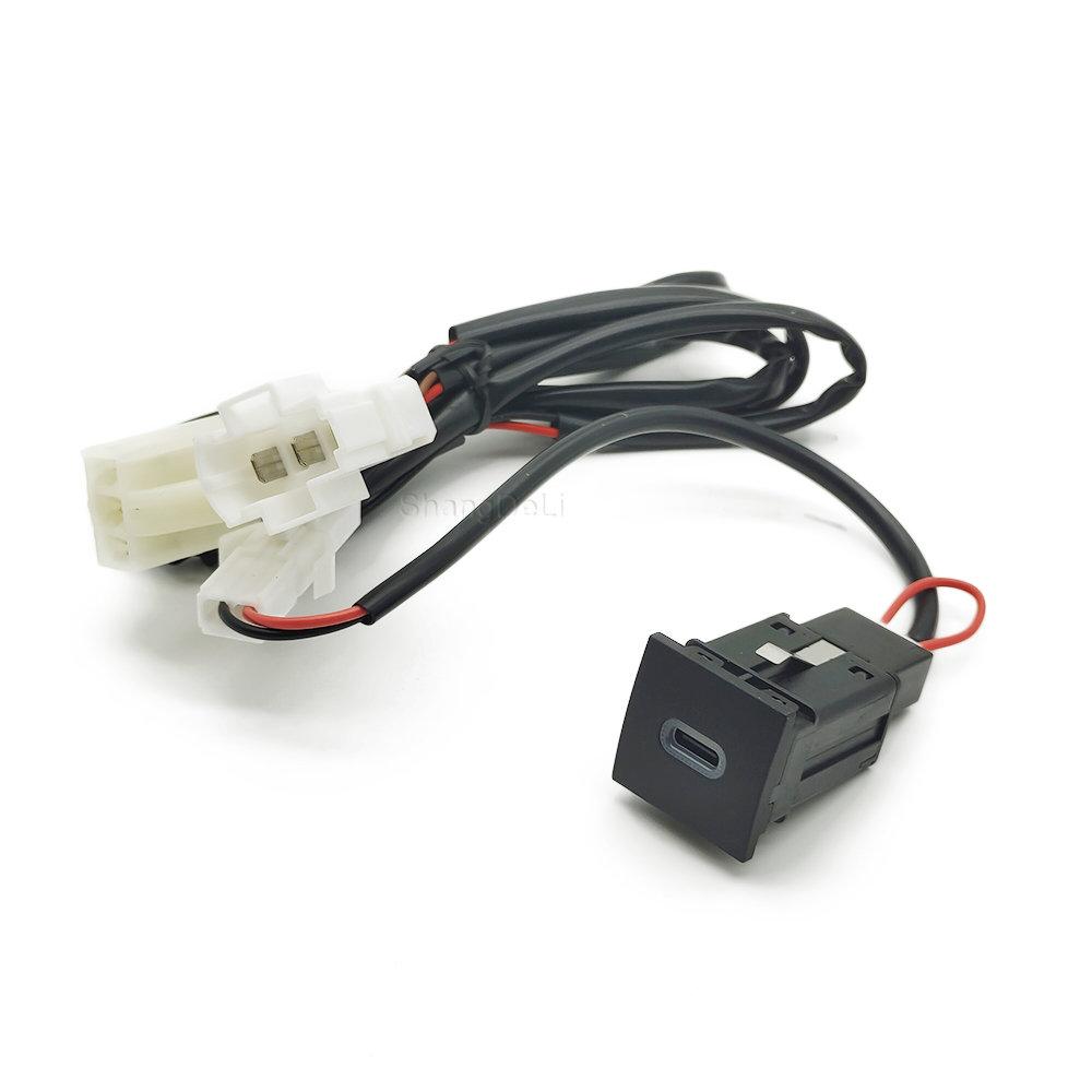 1PC Quick Car Charger Socket 12V/24V Cigarette Lighter USB Interface Adapter For Volkswagen Jetta 5 MK5 Scirocco Golf 6 06-12