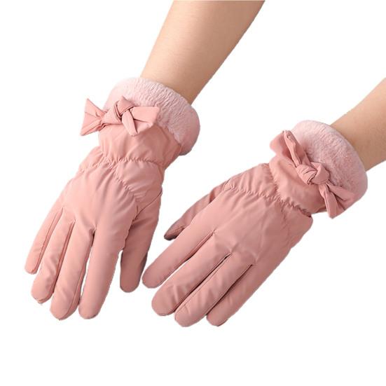 Great Lady Mittens Plush Full Fingers Outdoor Gloves