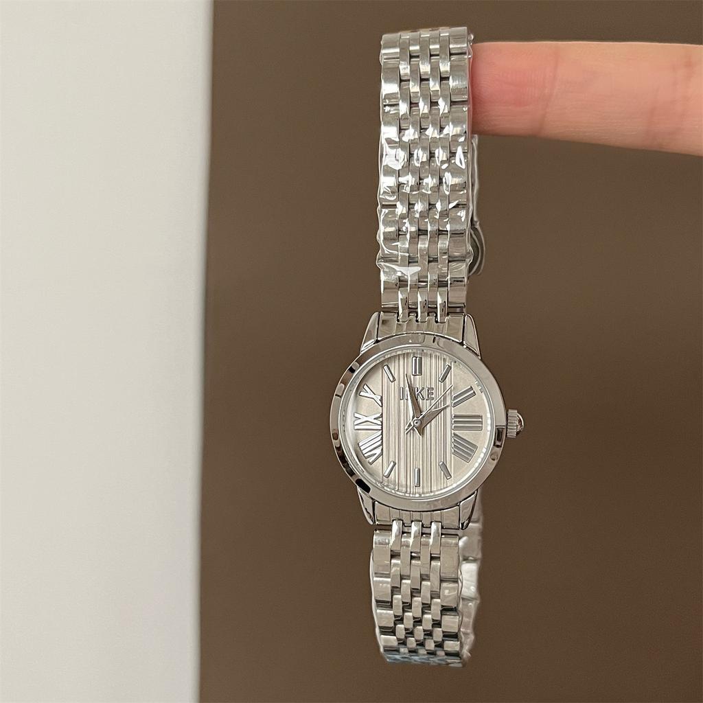Original women's watch with a light luxury retro designsmall round dialhigh-end retro steel band, quartz watch, a gift for women