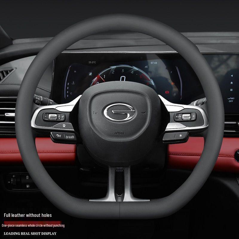 GAC Trumpchi Genuine Leather Steering Wheel Cover for GS8, GS4, GS5, Shadow Leopard, 580, M8 Models
