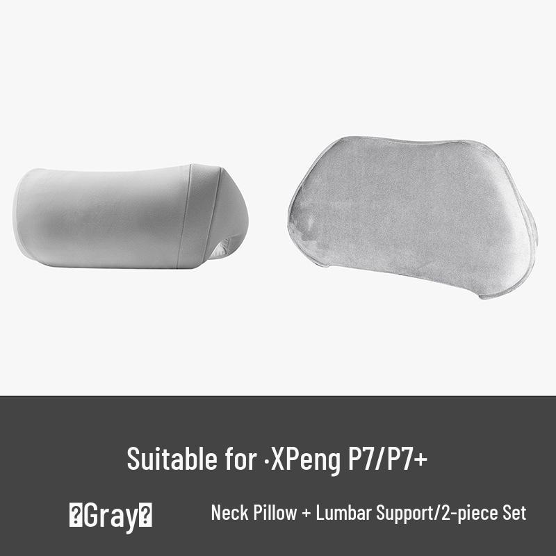 Xiaopeng P7/P7+ Headrest & Lumbar Support: Comfortable Neck & Waist Cushion