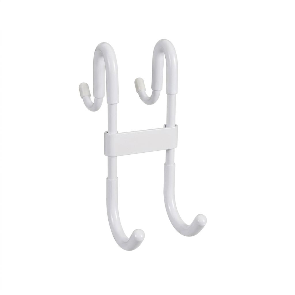 Multifunctional Shower Door Hook Fashion Plastic Door Mount Hanging Hook for Clothes Coat Towel Bathroom Shower Glass Door Accessory