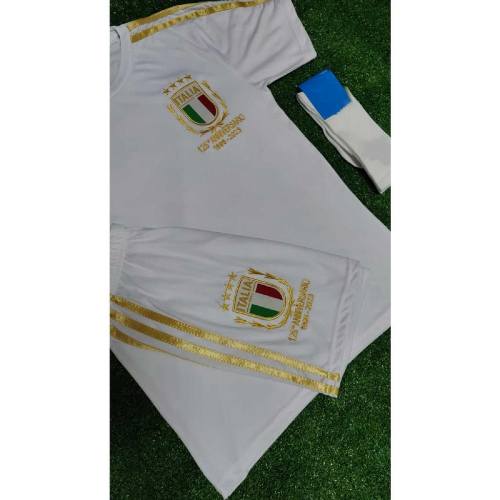 Italy 2023/24 New Season 125. Year Special Concept Children's Jersey Shorts Socks 3 -piece Set