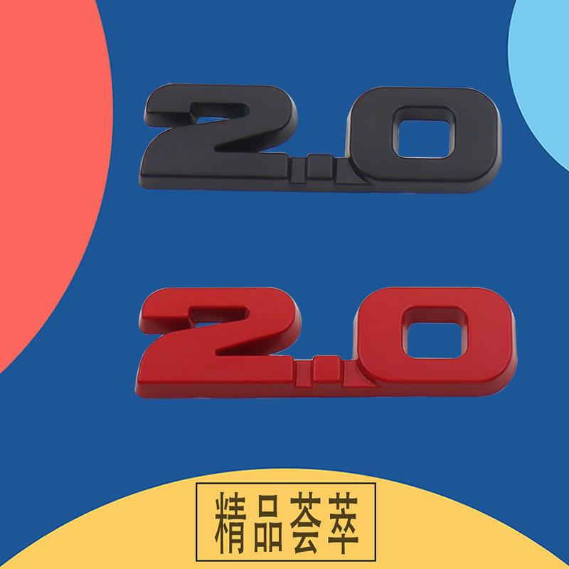 3D Premium 2.0 for Car Fender Trunk Rear Bonnet Decal Emblem Badge Sticker Accessories