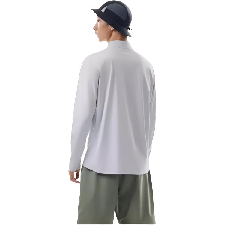 Anta Earth Shell 3.0 Solid Color Soft Comfortable Breathable Versatile Long Sleeve T-Shirt Men Tops 952536401-3