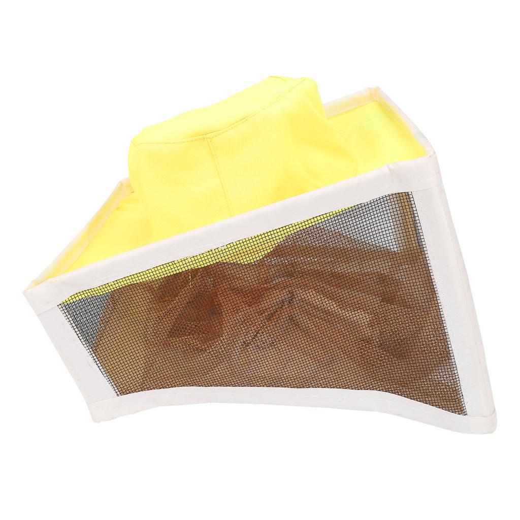 Beekeeping Veil Hat Steel Yarn Square Brim Foldable Bee Keeper Cap for Outdoor Fishing Field Studies