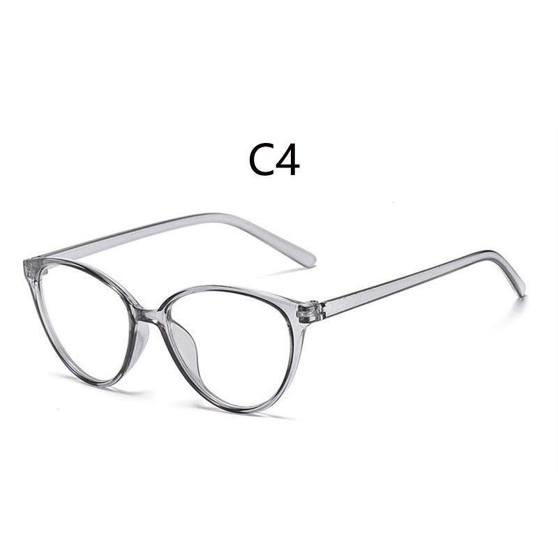 

Photochromism Simple Cat Eye Glasses Women Men Minimalist Eyewear Daily Leisure Female Male Blue Light Blocking Glasses