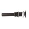 Stainless Steel Bathroom Sink Drain Rustproof Anti Clog Pop Up Drain Stopper Matte Black