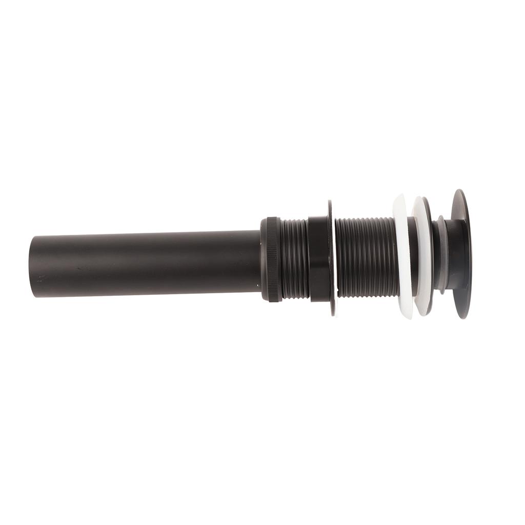 Stainless Steel Bathroom Sink Drain Rustproof Anti Clog Pop Up Drain Stopper Matte Black