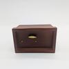 (hej!e) Classic Wooden Jewelry Box with Musical Instrument, Velvet Interior, Perfect for Jewelry Storage, Weddings, Birthdays, and More, Brown