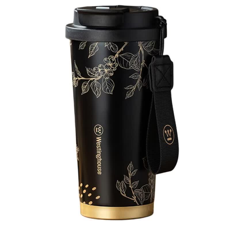 Westinghouse Elegant Dual-Drink Stainless Steel Coffee Tumbler