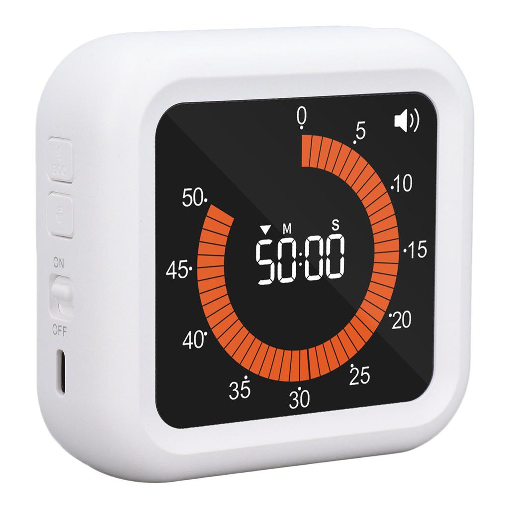 Vizuální časovač Tichý dobíjecí Magnetická zadní strana Odpočet Nahoru Digitální časovač se stojánkem pro studium pečení vaření
