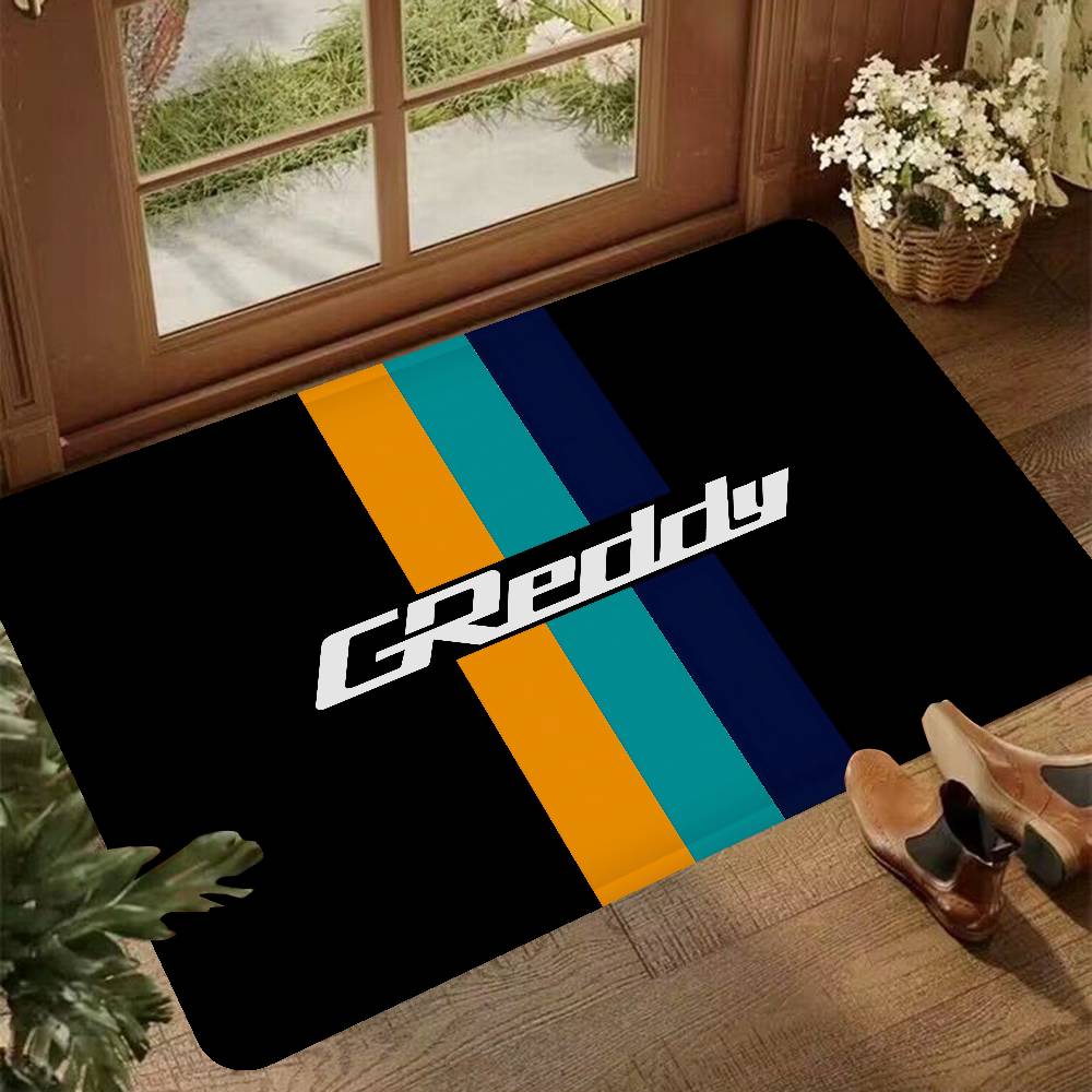 Logo G-Greddy-Y Entrance Door Mat Nordic Style Home Doormat Bathroom-Toilet Mats Bedroom Hotel Decor Mat