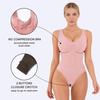 Nahtloser Damen-Jumpsuit mit Kreuzrücken und Tanga: Modisch, Hohe Elastizität, Formt Taille & Bauch, Atmungsaktiv, Hautfreundlich.