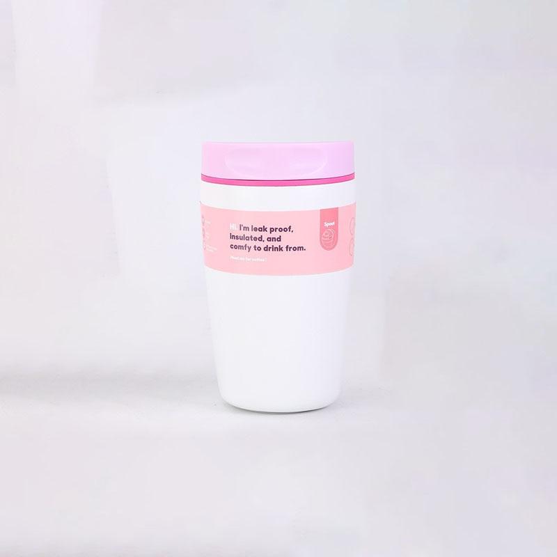 12/20oz Stainless Steel Vacuum Cup Coffee Cup Simple Fashion Men's & Women's Coffee Cup Outdoor Sports Portable Cup Couples Mugs