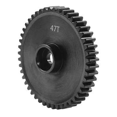 High-precision Machining Steel 47T Main Gear Metal Spur Gear Replacement for HPI Savage X 4.6 1/8 Remote Control Car Upgrade Parts