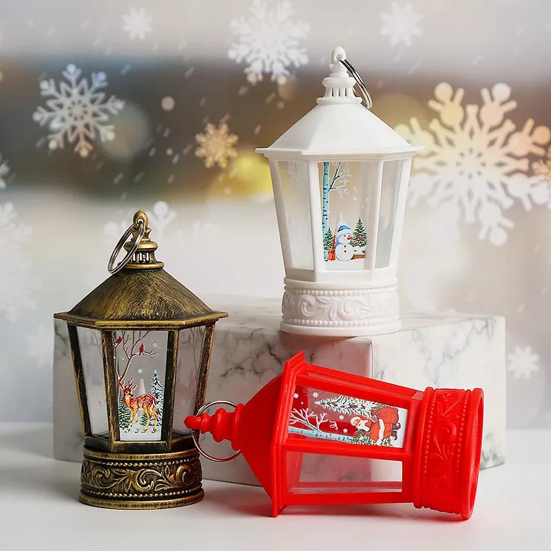 1/3PCS Christmas LED Candlestick Lamp Little Night Lamp Old Man Snowman Christmas Tree Ornaments Hanging New Year Navidad Christmas2024