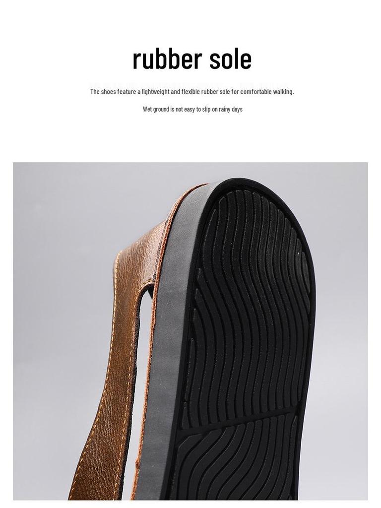 In Stock: Plus Size Men's Sandals – 2025 Summer Lightweight Trend for Outdoor Beach