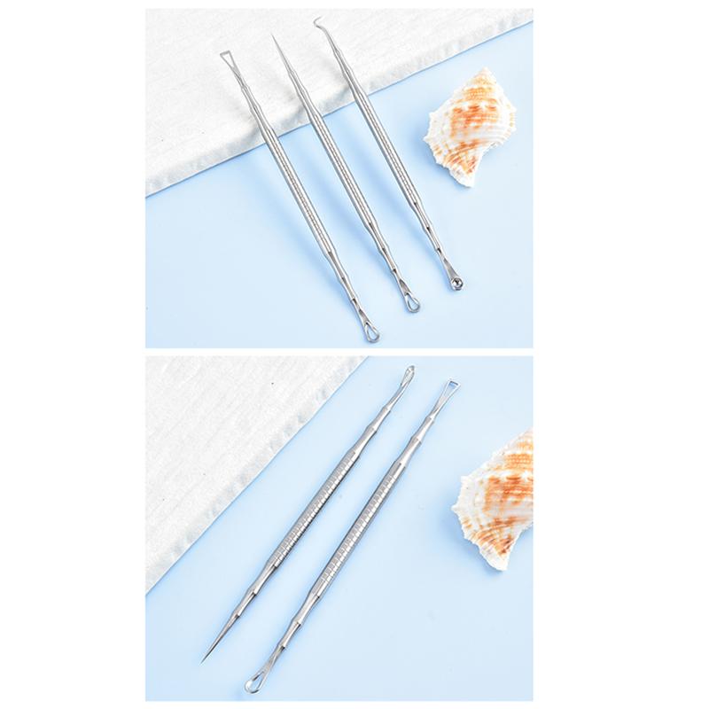 New Acne Blackhead Removal Needles Pimples Blackhead Clip Tweezers Beauty Artifact Blemish Extractor Remover Needle Tool