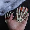 Halloween Skeleton Hands Realistic Plastic Skeleton Hands for Halloween Haunted House Themed Party Decoration Props