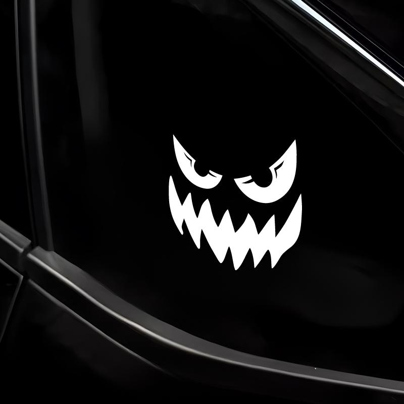Happy and Evil Devil Smile Decals & Bumper Creative&funny Stickers for Cartoon Fans&lover,high Quality for Car Trucks Motorcycle