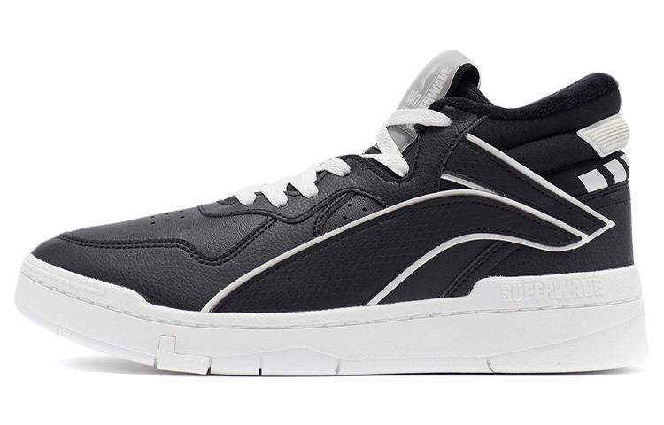 Li Ning Wave SUPERWAVE Mid Текстиль, Синтетическая кожа Нескользящая Износостойкая Средняя высота AGCR233-7 39.5
