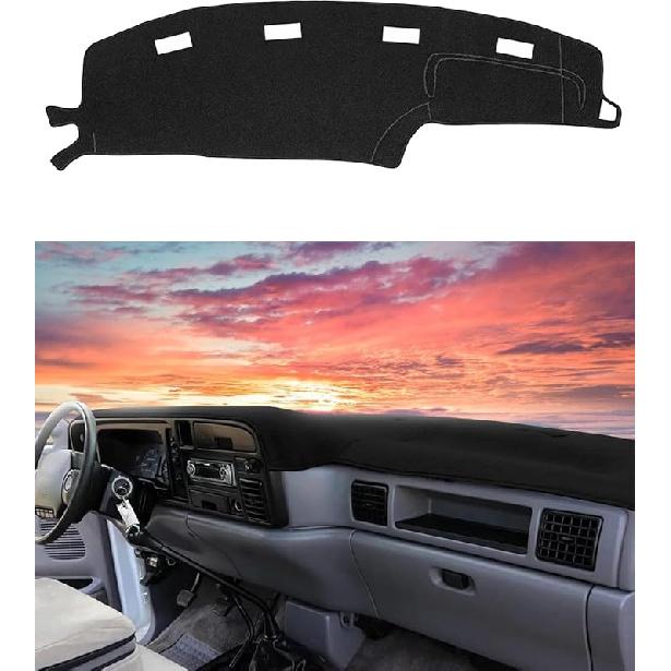 SKYLOTEC Dashboard Mats Dash Covers Pad Compatible with Ford Edge 2015 2016 2017 2018-2024 2025 Dash Carpet Protector