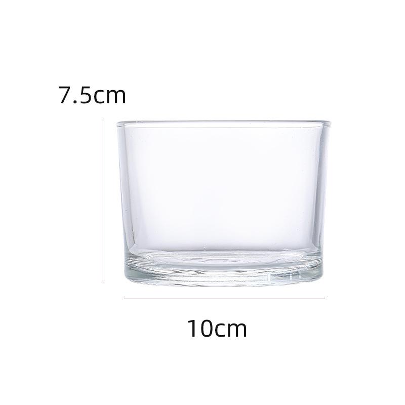 Elegant Transparent Glass Aroma Candle Holder