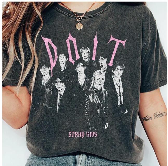 Retro Stray Kids DOIT Bootleg Shirt Straykids Doit Album Track List Shirt Unisex T-Shirt XXXXL