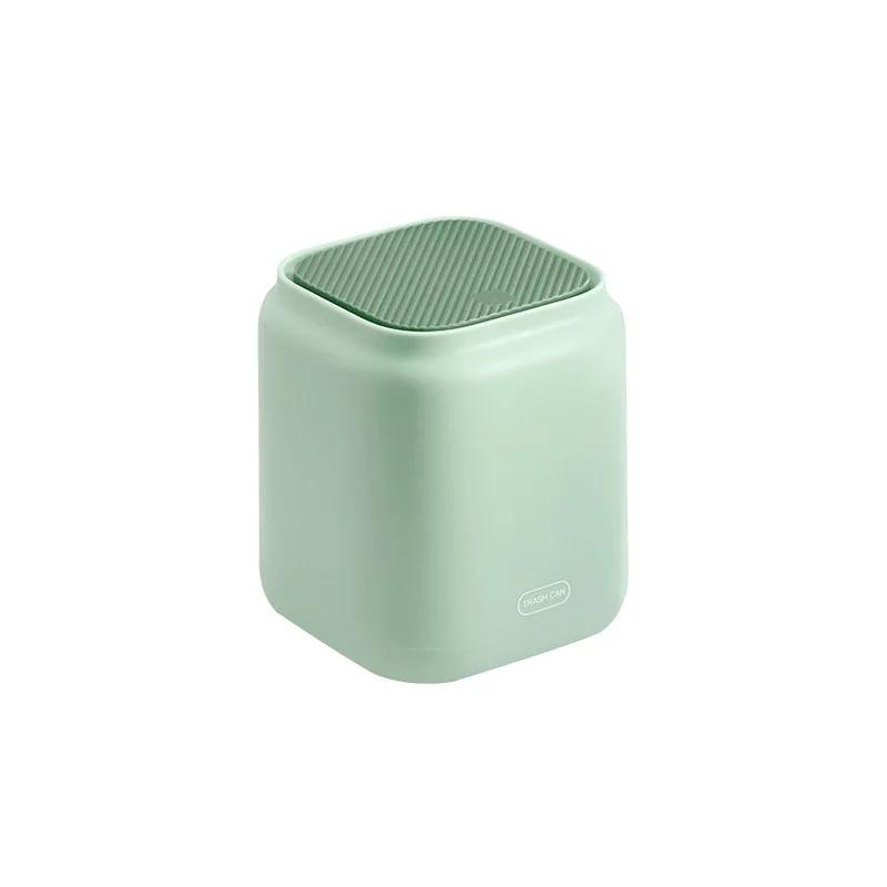 Multifunctional Mini Desktop Trash Can Trash Bag With Cover Garbage Storage Bin Creative Durable For Home Office Trash Can
