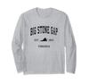 Big Stone Gap Virginia VA Vintage Athletic Black Sports Digital Long Sleeve T-Shirt